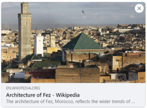 architecture of fez